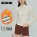 Women's Clothing Stand Collar Yoga Jacket Slim Fit Fleece Lined Fitness Sportswear For Autumn/Winter Polyester_ecoleips.com
