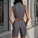 Women's Clothing Women's Spring And Summer Sleeveless Shorts Fashionable Waist Slimming Temperament Suit Women's Jumpsuit_ecoleips.com