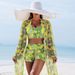 Women's Clothing New High End Fashion Sexy Ladies Three Piece Bikini Bikini Multi Color Printed Women's Swimsuit_ecoleips.com