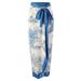 Aria Basics 2023 New European And American Style Women's One-Piece Swimsuit, Slim-Fit, Retro Tie-Up, Sun-Protective Long Skirt_ecoleips.com