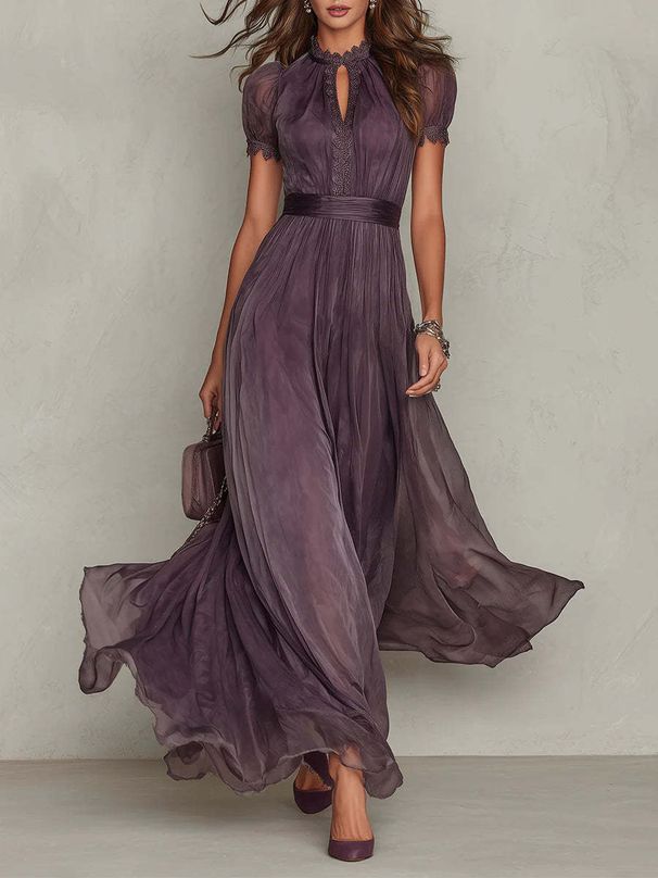 Women's Tulle Lace Elegant Wind Swinging A Sub-skirt_ecoleips.com