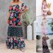 Women's Clothing New One Shoulder Printed Long Swing Dress_ecoleips.com