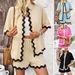 DiYun Foreign Trade Women's Clothing 2024 Spring/Summer Casual Vacation Style Solid Color Lace Shirt_ecoleips.com