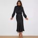 2025 Summer New High-End Satin Long Sleeve Elegant Socialite Style Women's Evening Dress_ecoleips.com