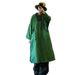 girl Original Artistic Retro Light Ethnic Style Loose Linen Cotton Robe 1613 Green Directly Supplied From The Source Factory_ecoleips.com