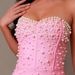 Aria Basics Aria Basics New European And American Style Party Evening Strapless, Sleeveless, Beaded, Long Bandage Dress, Elegant With Sequins_ecoleips.com
