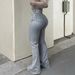 Cross-bordr 2026 Spring/Summr Nw Womn's High-Waistd Jans, Strtch Slim Fit, Butt-Lifting Flard Pants, Strt_ecoleips.com