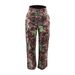 Women's Clothing Autumn New Fashion Leaf Print Straight High Waist Multi Color Overalls_ecoleips.com