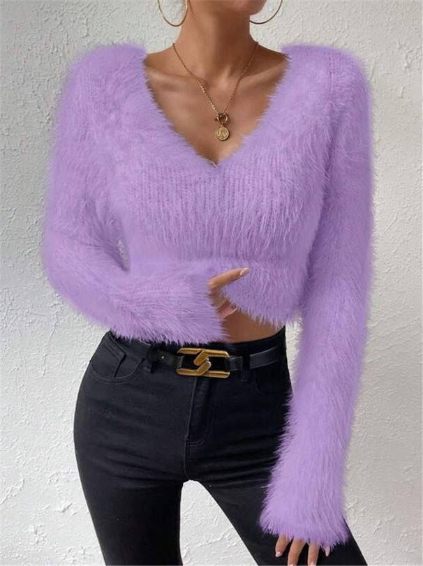 Women's Clothing Spring And Summer Pleated Oblique Collar V Neck Sexy Tops Women's Short Sleeved T Shirt_ecoleips.com