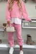 2026 New European And American Cross-Border Independent Station Hooded Fashion Solid Color Casual Sports Suit_ecoleips.com