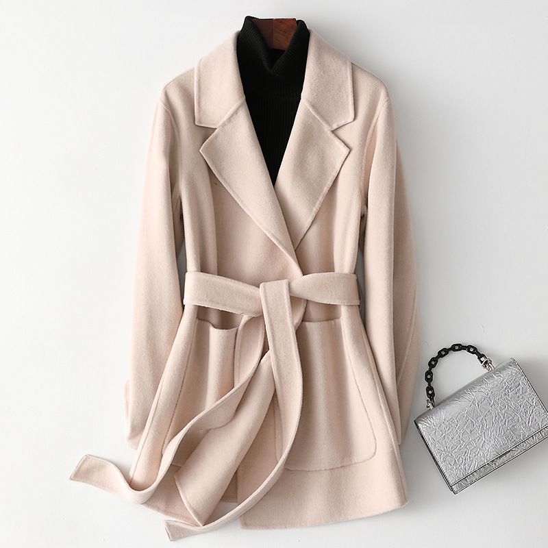 Women's Clothing Dream Recall Women’s Double-Faced Wool Coat – Short & Elegant For Petite Frames_ecoleips.com
