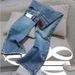 Women's Clothing High Waist Wide Leg Narrow Version Retro Straight Loose Floor Length Jeans For Women Summer_ecoleips.com