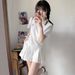 Dongdaemun Women's Fashion Sportswear Set Korean Style Cross Border Short Sleeve Top And Skirt Casual Slimming Trendy Two-Piece_ecoleips.com