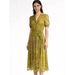 Luxury Women's Pleated Dress Elegant Commuter Long Skirt Miyake Gold Foil Lace Patchwork New Style_ecoleips.com