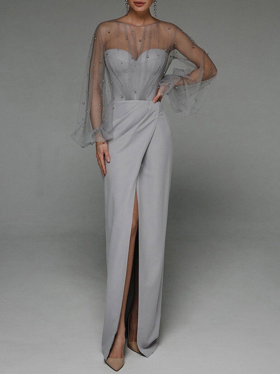 2021 spring and summer new women's sexy breast pearl bag buttock dress new spot_ecoleips.com