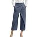 Women's Clothing High-Waisted Straight Leg Pants Casual Fashion Simple Suit_ecoleips.com