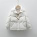 Bitter Winter Siyu New Short Loose Corduroy Bread Jacket Jacket Stand-up Collar Horn Buckle Down Jacket Women_ecoleips.com