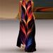 2026 New Summer Sleeveless V-Neck Printed Sexy Long Dress European And American Cross-Border Foreign Trade Women's_ecoleips.com