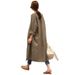 8852025 Spring New Loose Large Cotton And Cardigan Medium To Linens Long Sleeve Coat Trendy_ecoleips.com