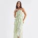 In-stock European And American Cross-border 2026 Summer Vacation Style Elegant Halter Neck Layered Cake Strap Dress For_ecoleips.com