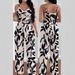 Women's Thin Strapped Elastic Vest Top Wide Leg Drawstring Trousers Set_ecoleips.com