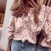 Aria Basics Aria Basics , , , , Spring Summer New European And American Long-sleeve Ruffle Blouse, Elegant Women's Shirt_ecoleips.com