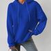 Women's Clothing Hooded Solid Color Three Dimensional Pattern Loose Casual Knit Sweater With Hood Drawstring Sweater_ecoleips.com