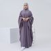 Women's Clothing Long Swing Solid Color Robe Dress_ecoleips.com
