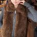 Aria Basics Banli KK11.24/20 'Miss Berlin' Vintage Plaid Color-block Reversible Horn Button Waistcoat_ecoleips.com