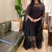 Women's Clothing Sexy Inner Cape Mesh Swing Ball Evening Dress_ecoleips.com