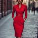 2026 European American Cross-Border Independent Station SHEIN Elegant Spring And Autumn Long Sleeve Pocket Dress_ecoleips.com