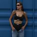 Women's Clothing American Style Vacation Two-Piece Set Sports Vest Top With Flat Leg Shorts Suit For Females_ecoleips.com