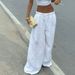 Women's Solid Color Slimming Long Pants 2026 New Summer Thin Casual Loose Fit Bottoms for Foreign Trade_ecoleips.com