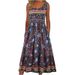 2024 Spring/Summer New Printed Sleeveless Head For Women's Casual Dress_ecoleips.com