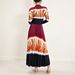 Verve Fashion Women's Muslim High Neck Long Sleeve Top Half Skirt Pleated Two-Piece Set_ecoleips.com