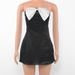 AB113 European And American Summer New Bow Decorated Slim Fit Elegant A-line Short Strapless Dress For Women_ecoleips.com