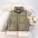 Women's Quilted Puffer Vest With Stand Collar, Loose Fit, Solid Color, Casual Winter Vest For Women (Beige, Black, Green, Coffee)_ecoleips.com