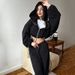 Voya Women's Two Piece Tracksuit Set – Pink Cropped Zip-Up Hoodie & Wide Leg Joggers, Casual Loungewear, EU Daily Active Wear_ecoleips.com