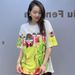 Women's Clothing Women's Round Neck Pullover Short Sleeved T Shirt Women's Summer 3d Printing Fashion Beaded Half Sleeved Top_ecoleips.com