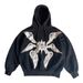 Unisex Trendy Streetwear Angel 3D Print Pullover Sweatshirt Loose Fit Hooded Cross Border European American Style_ecoleips.com
