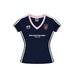Women's Clothing Retro Y2k Raglan Sleeve Sports Short Sleeved T Shirt For Women Short Hot Girl Slim Summer V Neck Straight Shoulder Top For Women_ecoleips.com
