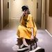 Summer plus Size Backless Maxi T-Shirt Dress for Women Comfortable Oversized Maternity-Friendly Loose Fit Clothing_ecoleips.com