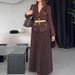 Women's Clothing Solid Color Temperament Lapel Suit Pleated Skirt Suit_ecoleips.com