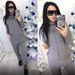 Women's Knitted Pullover Sweater And Pants Set Ribbed Legs Sportswear Single Line down the Middle_ecoleips.com