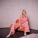 2025 Early Autumn Women's Flared Pants Red Lace Set HY126_ecoleips.com