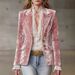 European And American Women's Independent Station Ins Lapel Long Sleeve Fashion Slim Fit Suit Pocket Jacket_ecoleips.com