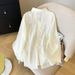 Women's Stylish Long Sleeved Sun Protective Shirt Jacket Thin Loose Top with Butterfly Patchwork Back in Stock Summer Fashion_ecoleips.com