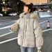 girl Girl 2025 New Women's Winter Thickened Short Down Cotton Jacket Loose Slimming Parka_ecoleips.com