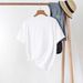 Women's Casual Multi-Color Round Neck Short Sleeve T-Shirt American Style Simple Fashionable Sports Top Solid Loose Printed_ecoleips.com