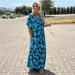 Women's Clothing V Neck Short Sleeved Casual Loose_ecoleips.com